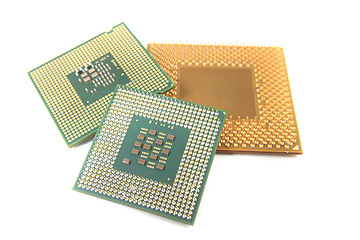 Image showing old microprocessors 