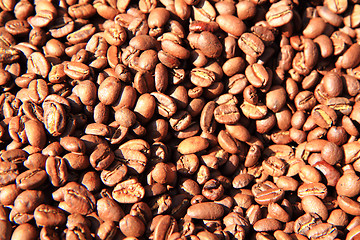 Image showing coffee beans background