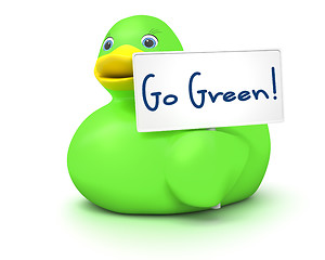 Image showing Ducky Go Green