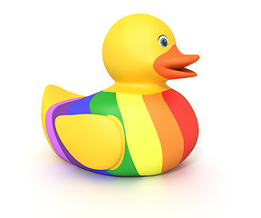 Image showing Ducky Rainbow Colors