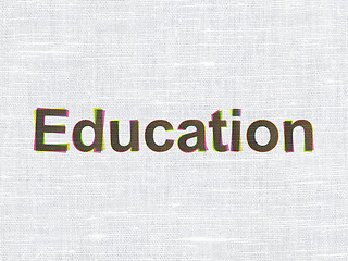 Image showing Education concept: Education on fabric texture background