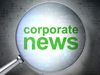 Image showing Corporate News with optical glass