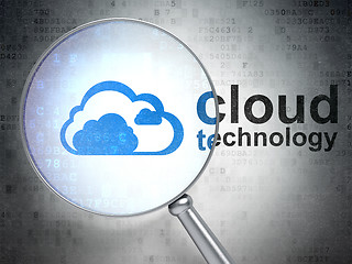 Image showing Cloud technology concept: Cloud and Cloud Technology