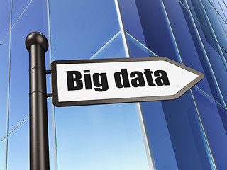 Image showing Information concept: sign Big Data on Building background