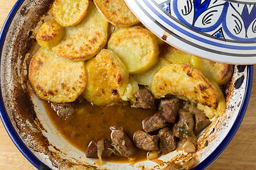 Image showing Beef and potato tagine