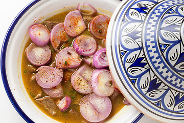 Image showing Tagine with onion horizontal