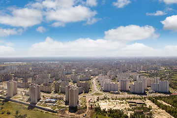 Image showing Kiev, summer cityscape of Ukrainian capital