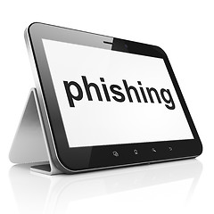 Image showing Security concept: Phishing on tablet pc computer