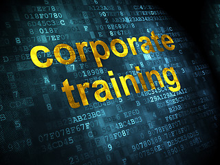 Image showing Education concept: Corporate Training on digital background