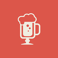 Image showing Drink Flat Icon