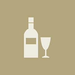 Image showing Drink Flat Icon