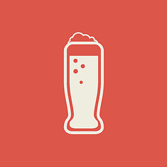 Image showing Drink Flat Icon