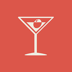 Image showing Drink Flat Icon