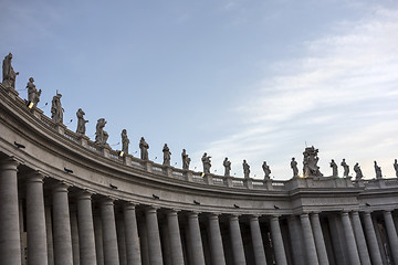 Image showing Saint Peter's Square in Vatican