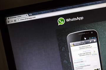 Image showing WhatsApp Website