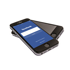 Image showing iPhone 5S and Facebook