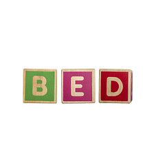 Image showing Alphabet blocks BED