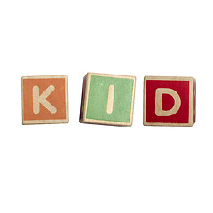 Image showing Alphabet blocks KID 