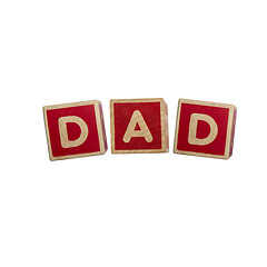 Image showing Alphabet blocks DAD