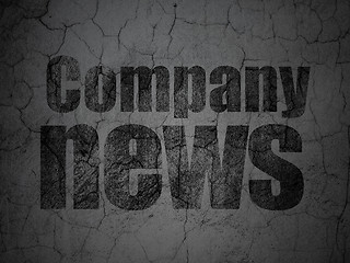 Image showing News concept: Company News on grunge wall background