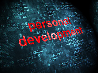 Image showing Education concept: Personal Development on digital background