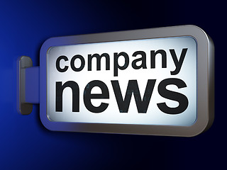 Image showing News concept: Company News on billboard background