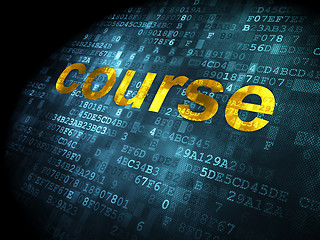 Image showing Education concept: Course on digital background