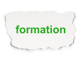 Image showing Education concept: Formation on Paper background