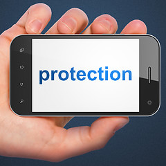 Image showing Privacy concept: Protection on smartphone