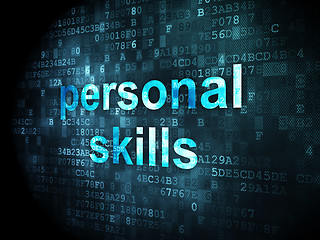 Image showing Education concept: Personal Skills on digital background