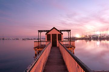 Image showing Beach cabin