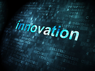 Image showing Finance concept: Innovation on digital background
