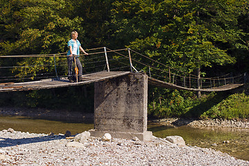 Image showing Hiking