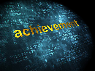 Image showing Education concept: Achievement on digital background