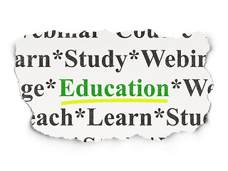 Image showing Education concept: Education on Paper background