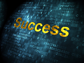 Image showing Finance concept: Success on digital background