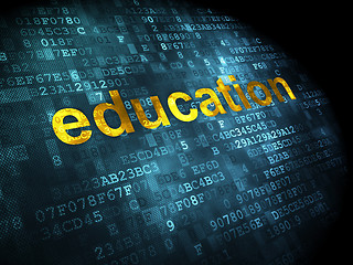 Image showing Education concept: Education on digital background