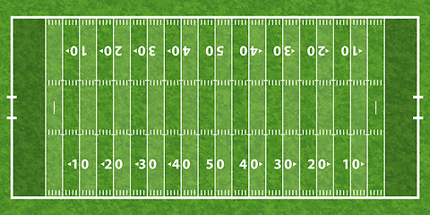 Image showing American Football Field