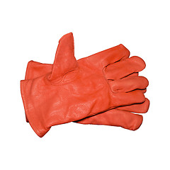 Image showing Safety gloves isolated