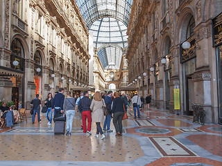 Image showing Galleria Vittorio Emanuele II Milan