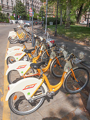 Image showing BikeMi cycle hire