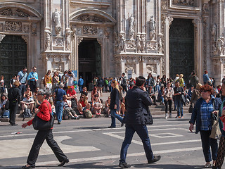 Image showing Piazza Duomo Milan