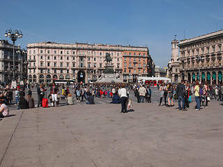 Image showing Piazza Duomo Milan