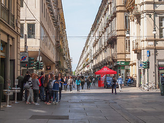 Image showing Via Garibaldi Turin