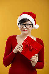 Image showing Santa girl