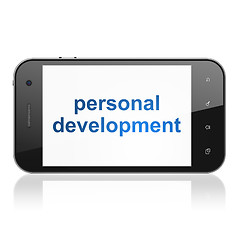 Image showing Education concept: Personal Development on smartphone