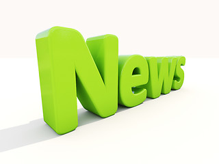 Image showing 3d news