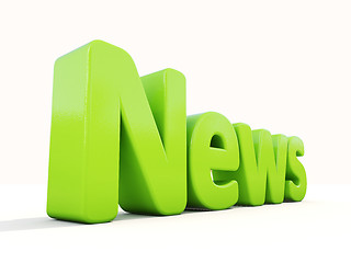 Image showing 3d news