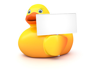 Image showing Rubber Ducky Sign