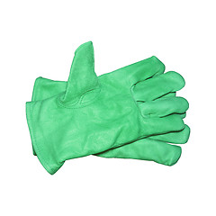 Image showing Safety gloves isolated